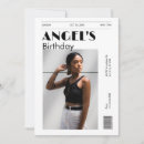 Pesquisar por preto e branco aniversário convites Minimalista