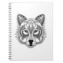 Pesquisar por arte do lobo cadernos de notas Mandala