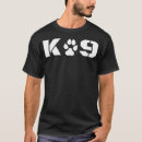 Pesquisar por unidade k9 camisetas Cão da polícia militar