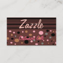 Pesquisar por polkadot cartao de visita Elegante