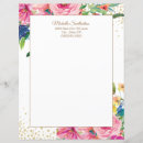 Pesquisar por de carta floral papel papel timbrado Aquarela