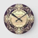 Pesquisar por corações dourados relogios de parede Para ela