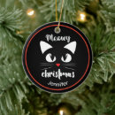 Pesquisar por gato feliz ornamentos Natal meowy