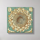 Pesquisar por fundo azul impressão de canvas Flor