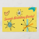 Pesquisar por design moderno do meio século convites Vintage