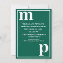 Pesquisar por verde esmeralda casamento convites Minimalista