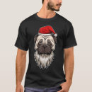 Pesquisar por barba natal camisetas Pug