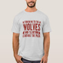 Pesquisar por lobo camisetas Humor