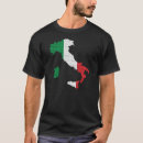 Pesquisar por mapa da bandeira de italia camisetas Lembrança