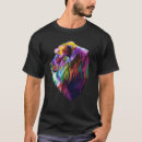 Pesquisar por leão geométrico camisetas Colorido