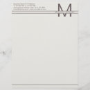 Pesquisar por monogram papel timbrado Chefe