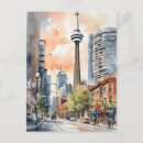 Pesquisar por mapa de toronto cartoes postais Aquarela