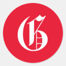 Pesquisar por monograma g adesivos Branco