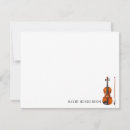Pesquisar por violino cartões de notas Para violinista