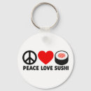 Pesquisar por comida japonesa chaveiros Amante de sushi