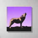 Pesquisar por arte lobo impressão de canvas Retrato