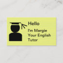 Pesquisar por tutor inglês cartao de visita Lições