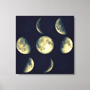 Pesquisar por arte da lua impressão de canvas Crescente