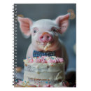 Pesquisar por porco rosa cadernos de notas Leitão