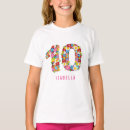 Pesquisar por número dez camisetas Menina