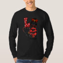 Pesquisar por leopardo vermelho camisetas Coração