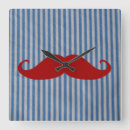 Pesquisar por listras vermelhas e brancas relogios de parede Listradas