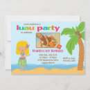 Pesquisar por luau aniversário convites Hula