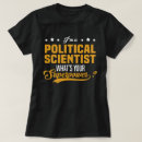 Pesquisar por cientista político camisetas Trabalho