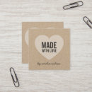 Pesquisar por made with love cartao de visita Coração