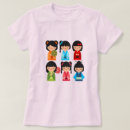 Pesquisar por boneca japonesa camisetas Kawaii
