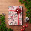 Pesquisar por meia do natal papel de presente Rosa