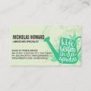 Pesquisar por água potável cartao de visita Paisagista