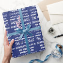 Pesquisar por azul e branco papel de presente Parabéns