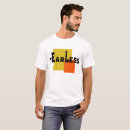 Pesquisar por quadrado amarelo camisetas Preto