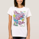 Pesquisar por pintura cor de rosa camisetas Floral