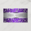 Pesquisar por ornamentado cartao de visita Roxo