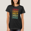 Pesquisar por lincoln camisetas Arco íris
