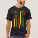 Pesquisar por bandeira negra camisetas Africano