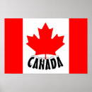 Pesquisar por bandeira de canadá pôsteres pósteres Folha de bordo vermelha