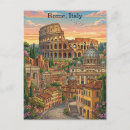 Pesquisar por roma cartoes postais Ilustração