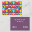 Pesquisar por triângulos coloridos cartao de visita Moderno