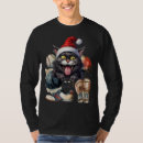 Pesquisar por papai noel gato camisetas Beisebol