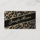 Pesquisar por ouro leopardo cartao de visita Elegante