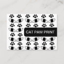 Pesquisar por paw print cartao de visita Cuidados com animais