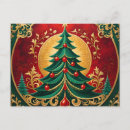 Pesquisar por decorações da árvore de natal cartoes postais Moderno