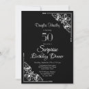 Pesquisar por black and white birthday convites Preto