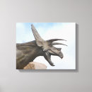 Pesquisar por dinossauro impressão de canvas Triceratops