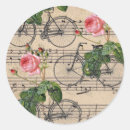 Pesquisar por música vintage adesivos Folha de música