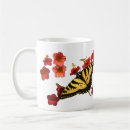 Pesquisar por da borboleta do swallowtail canecas Flores