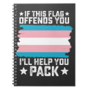 Pesquisar por gay orgulho bandeira cadernos de notas Trans